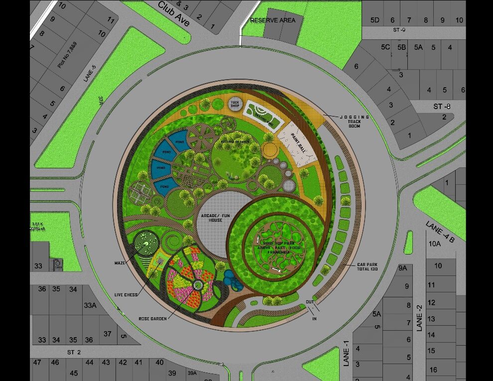 Roundabout, DHA-II (ACES), Islamabad